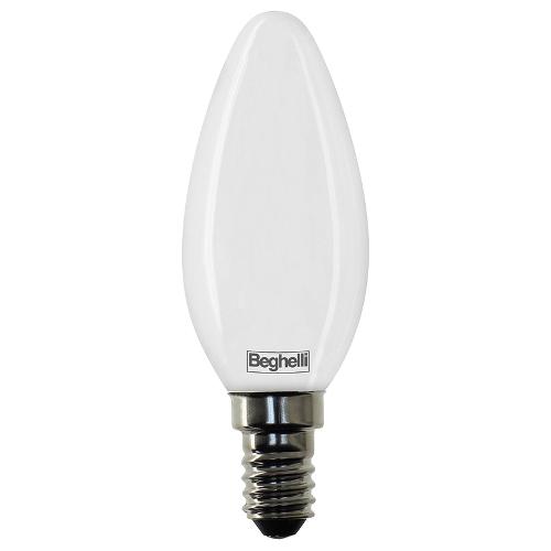 Beghelli Lampadina led candela E14 (5W) , luce calda TUTTOVETRO LED 58108
