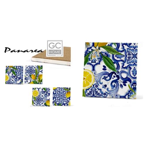Gicos Sottopentola Piastrella Panarea Ceramica (11x11cm) GC HOME Assortito 851223