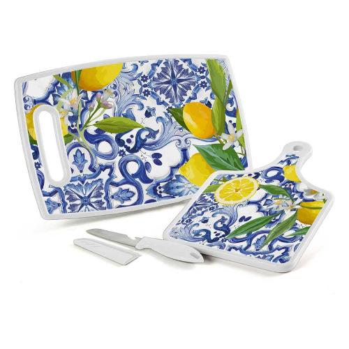 Gicos Set taglieri 2 pz con coltello UTILISSIMI Panarea 850752