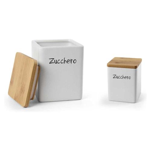 Gicos Barattolo (10x10x13cm) BELLINTAVOLA Caffè Bianco e Naturale 854415