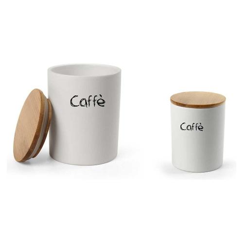 Gicos Barattolo (10x13cm) BELLINTAVOLA Caffè Bianco e Naturale 854392