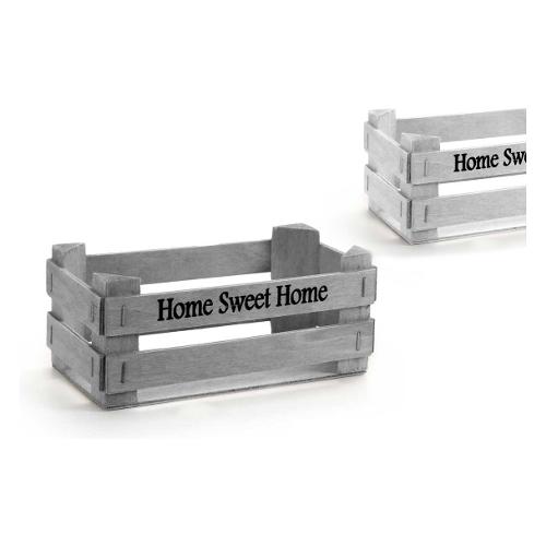Gicos Cassetta multiuso Home Sweet Home (17x9x7cm) LEGNO&DISEGNO Assortito 763779
