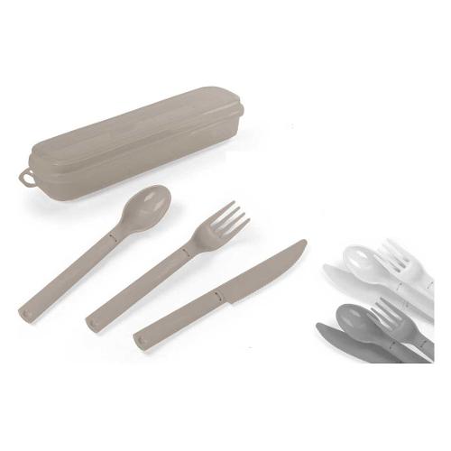 Gicos Set posate campeggio 3pz UTILISSIMI con custodia Colore Assortito 839870