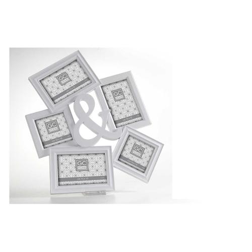 Gicos Portafoto (per 5f misure varie ) multiplo Bianco 766138