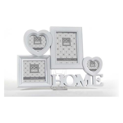 Gicos Portafoto (per 4f misure varie ) multiplo Home Bianco 800535