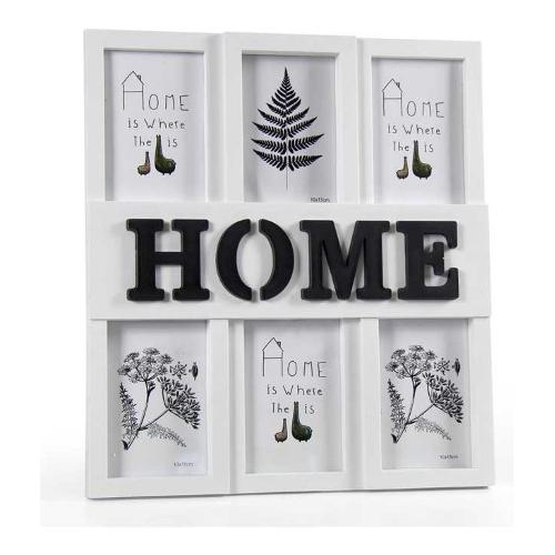Gicos Portafoto (per 6f 10x15 cm ) multiplo da parete Home Bianco 818561