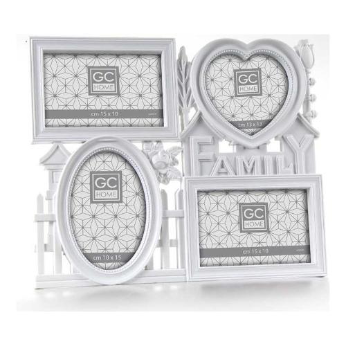 Gicos Portafoto (per 4f misure varie ) multiplo Family Bianco 784200