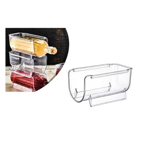 Gicos Porta bottiglie sovrapponibile modulare Trasparente 854477