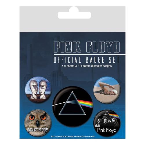 Pyramid International Gadget PINK FLOYD 5 Spille Badge Pack