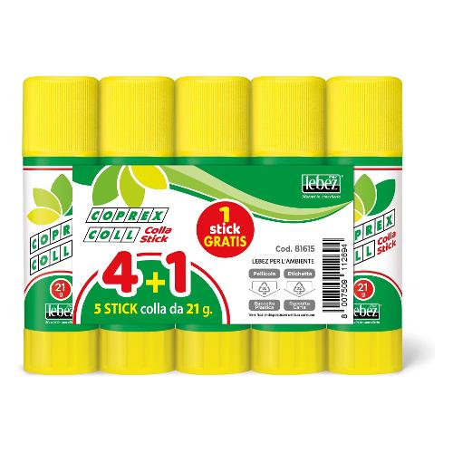 Lebez Colla stick 5 pz 21 gr 81615