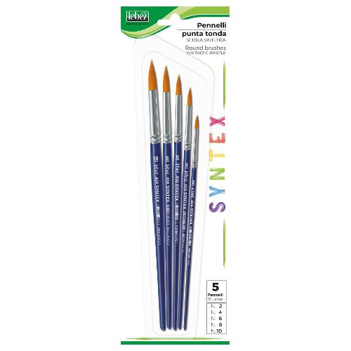 Lebez Set pennelli belle arti set 5 pz punta tonda 400B