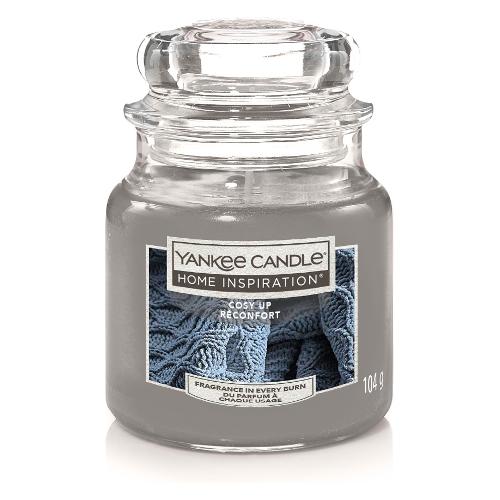 Yankee Candle Candela profumata Cosy up (5,8x8,6cm) Giara S 20-30 ore HOME INSPIRATION Grigio 1613612