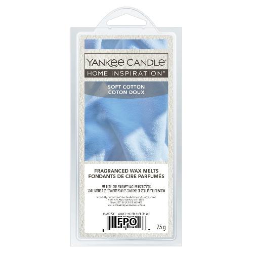 Yankee Candle Cera candele 6 pz Soft Cotton Wax Cubes 1628777