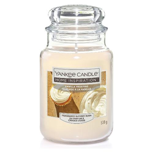 Yankee Candle Candela profumata Vanilla Frosting (9,5x16,8cm) Giara L 90-120 ore HOME INSPIRATION Beige 1570501