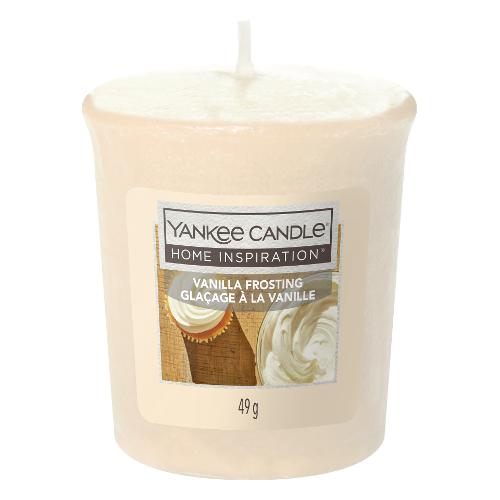 Yankee Candle Candela profumata Vanilla Frosting (4,6x4,8cm) Votiva 15 ore HOME INSPIRATION Beige 1570554