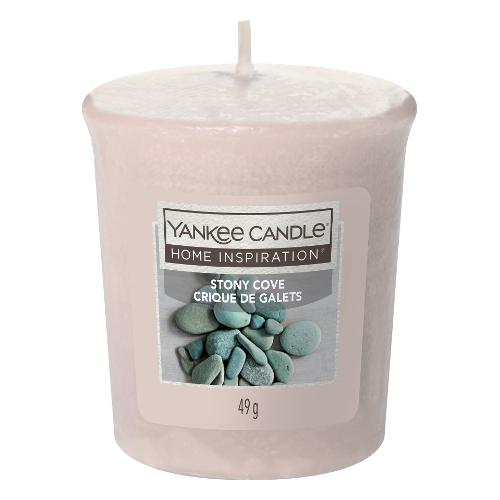 Yankee Candle Candela profumata Stony Cove (4,6x4,8cm) Votiva 15 ore HOME INSPIRATION Rosa 1570553