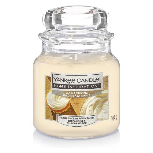 Yankee Candle Candela profumata Vanilla Frosting (5,8x8,6cm) Giara S 20-30 ore HOME INSPIRATION Beige 1648279
