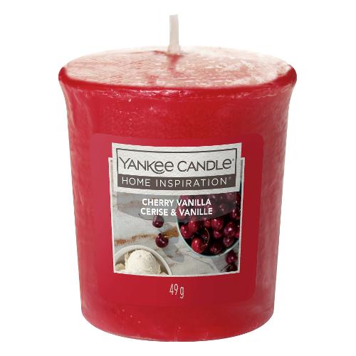Yankee Candle Candela profumata Cherry (4,6x4,8cm) Votiva 15 ore HOME INSPIRATION Rosso 1570546