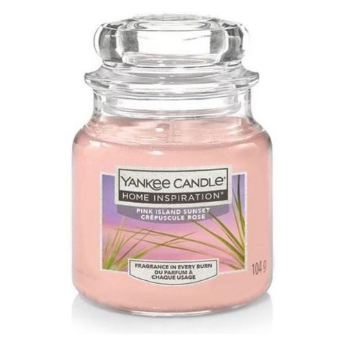 Yankee Candle Candela profumata Pink Island Sunset (5,8x8,6cm) Giara S 20-30 ore HOME INSPIRATION Rosa 1613614