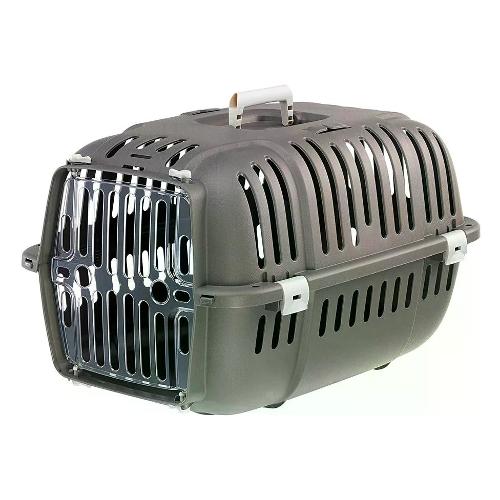 Ferplast Trasportino gatti e cani Jet 20 grigio taglia piccola (37x57x33 cm) 73045099