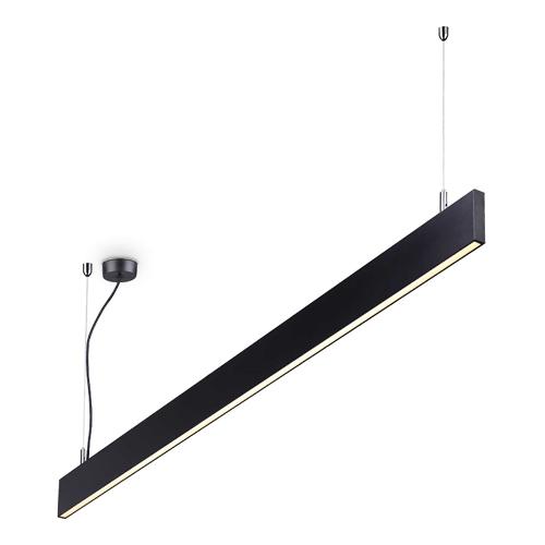 Ideal Lux Sospensione LINUS sp 4000k Nero (120x2x159,5cm) 268217 1 luce - LED - Max 32W