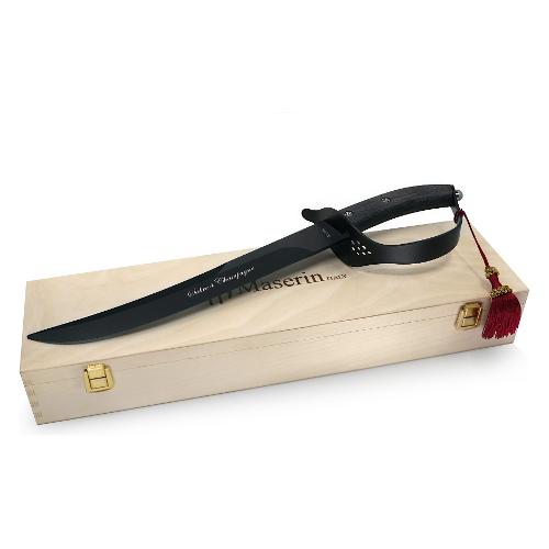 Coltellerie Maserin Sciabola champagne (51cm) SOMMELIER Nero 2000SC14N