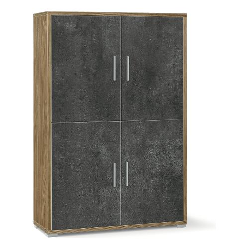 Sarmog DOUBLE Db834k Base Noce stelvio e Ossido nero (110cm) Mobile KIT