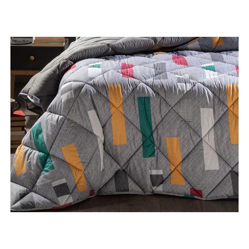 Caleffi Trapunta due piazze DENIM Grigio 1011073