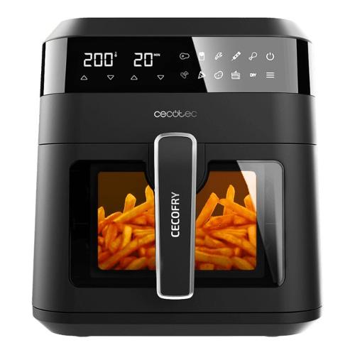 Cecotec Friggitrice ad aria (6L) AIRFRYER Window 6000 Black 04340