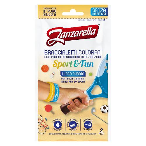 Zanzarella Bracciale antizanzare Sport & Fun 2 pz 1919500