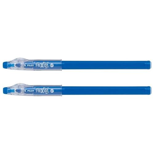 Penne cancellabili Ball Sticks FRIXION 2 pz Blu gel tratto Medio