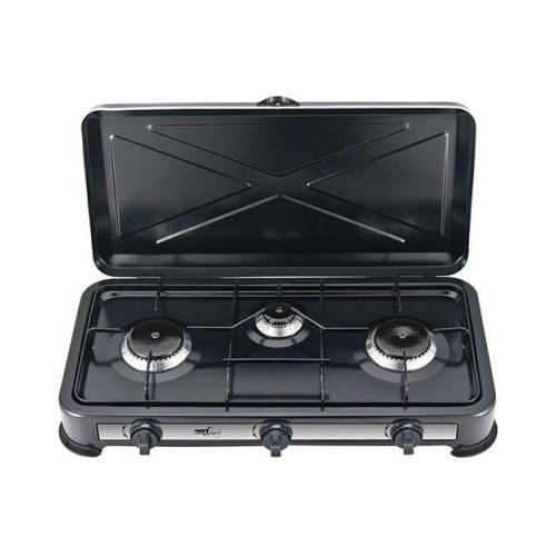 Melchioni Fornello 3 zone cottura GPL MINERVA 3 Black 118360112