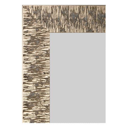 Dozza ANDRIANO Specchio Argento e Bianco (40x55cm)