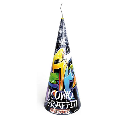 Firestars Giochi pirici 1 pz Fontana Cono CE 418