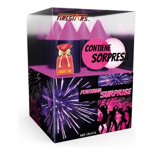 Firestars Giochi pirici 1 pz Fontana Surprise CE 412