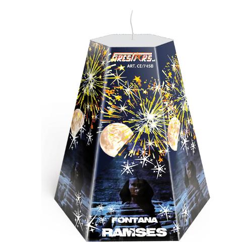 Firestars Giochi pirici 1 pz Fontana Ramses CE 745B