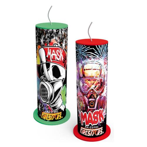 Firestars Giochi pirici 2 pz Fontane Mask CE 400