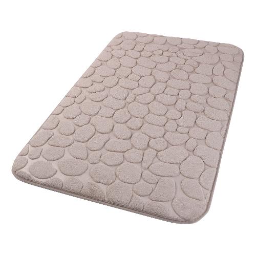 Idro Bric Tappeto bagno MEMORY Sassi Beige (75x45cm) TASA4575BE