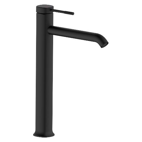 Idro Bric Miscelatore lavabo RIVIERA bocca alta Nero satinato SCARUB1196NE