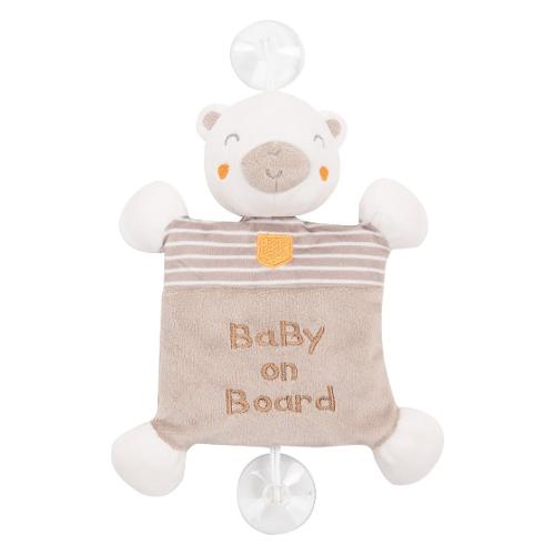 Kikka Boo Peluche My Teddy (25cm) BABY ON BOARD Beige 31201010365