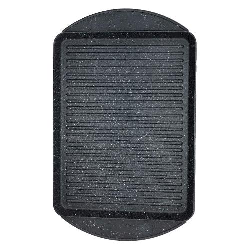Fonderia Maggiori Bistecchiera Antiaderente (41x28cm) Nero pietra PA13