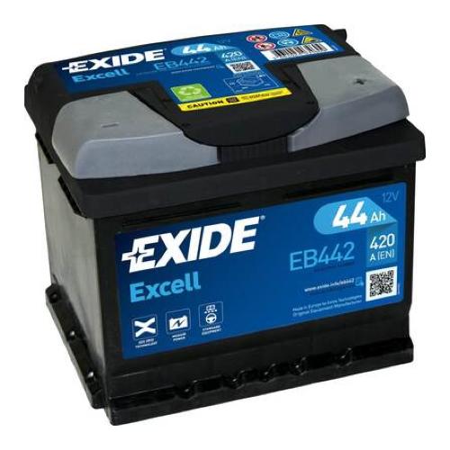 Exide Batteria auto Dx 12V 44 Ah (20,7x17,5x17,5cm) EXCELL EB442