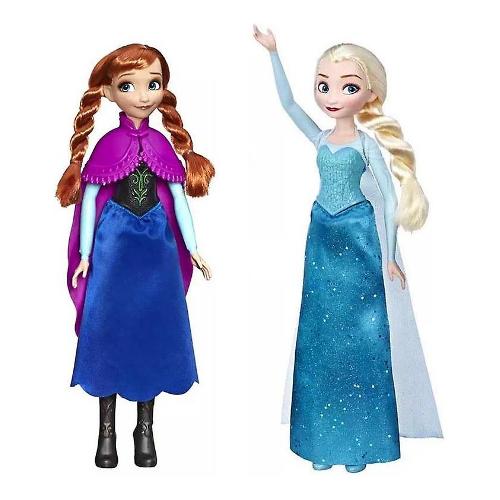 Bambola FROZEN Anna Elsa Basic Assortito h. 27cm E5512