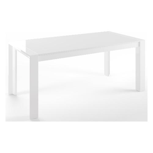 Pointhouse MILANO Tavolo Allungabile Bianco lucido e Extrabianco (180-260x90cm)