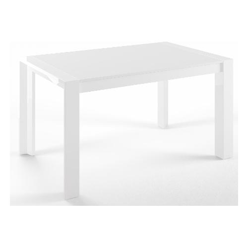 Pointhouse MILANO Tavolo Allungabile Bianco lucido e Extrabianco (140-220x90cm)