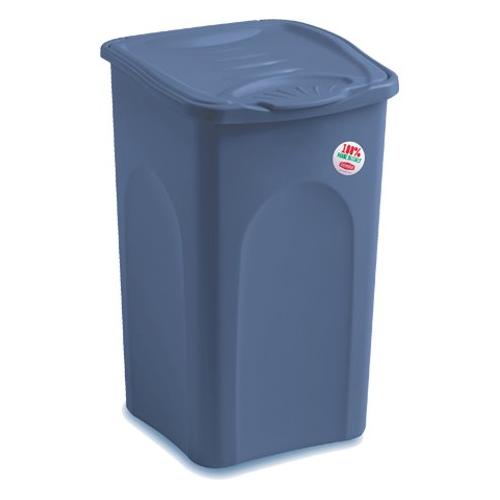 Stefanplast Porta biancheria Plastica (50Lt) PRIMAVERA Blu 70235