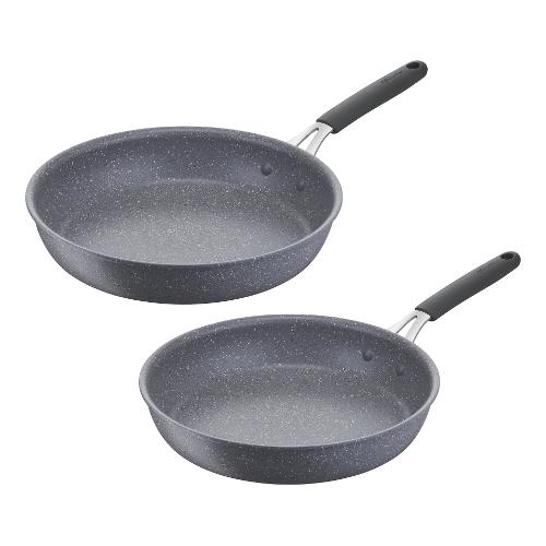 Lagostina Set padelle Antiaderente 2 pz TEMPRA MINERAL Grigio 012163600002