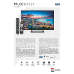 TV 32 pollici frameless - PALCO32 FL13 - TELE System