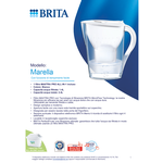 Caraffa filtrante MARELLA Kit con 1 filtro Maxtra Pro Bianco 1051439