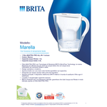 Caraffa filtrante GLASS JUG Kit con 1 filtro Maxtra Pro Trasparente e  Bianco 1046673